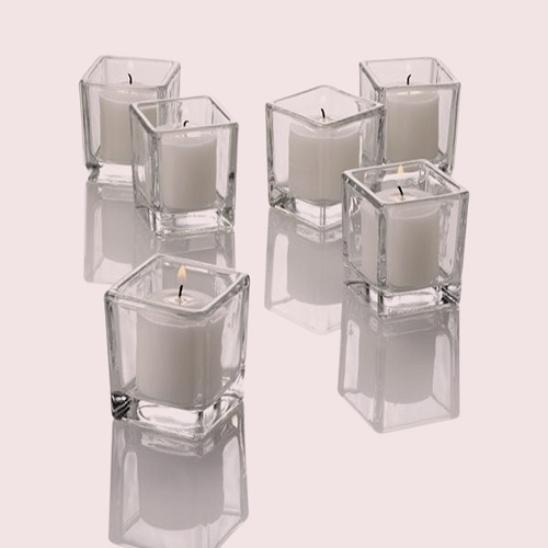 Glass Cube Candle Holders Images